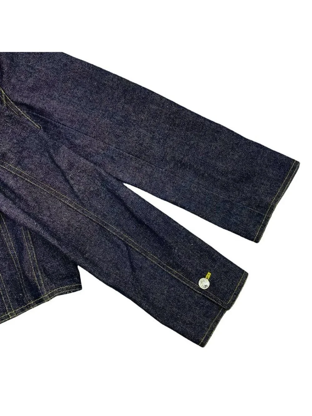 Chanel Vintage Cotton Denim Jacket 38 Blue